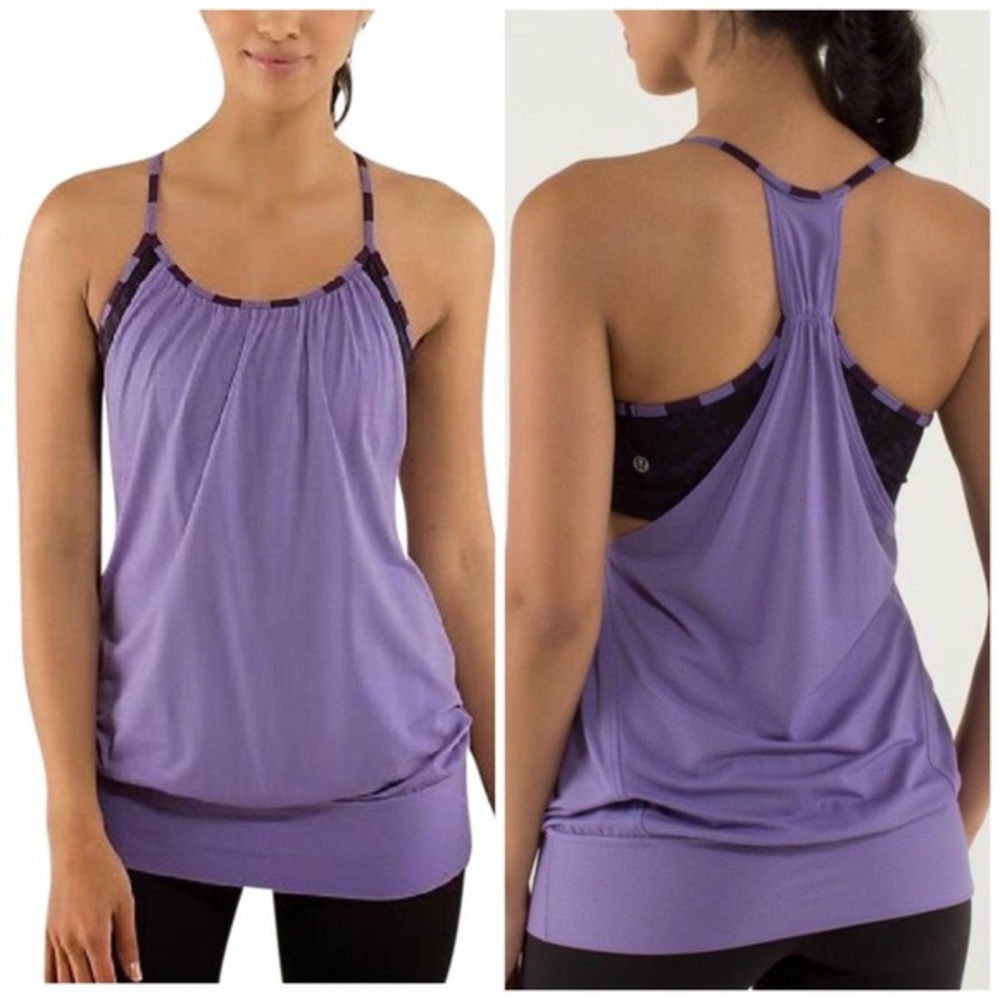 Lululemon No Limits Tank Size 4 Purple